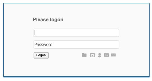 IMAP Web App Login Screen